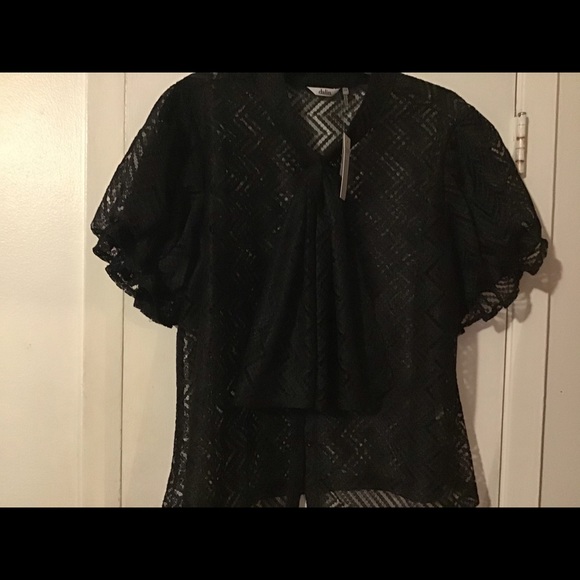Black lace Shirt - Picture 3 of 6